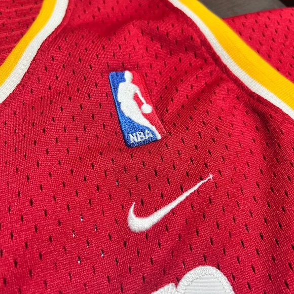 Nike Houston Rockets Steve Francis #3 NBA Jersey - Men’s 3XL - Mustard and Red - Picture 5 of 8